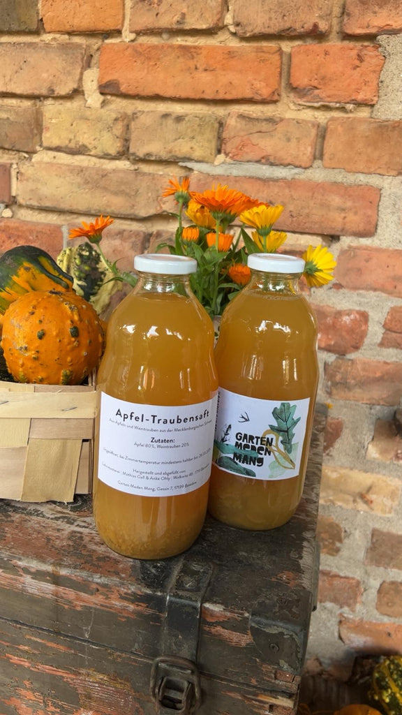 Apfel-Trauben-Direktsaft Saft / Garten Meden Mang Gessin