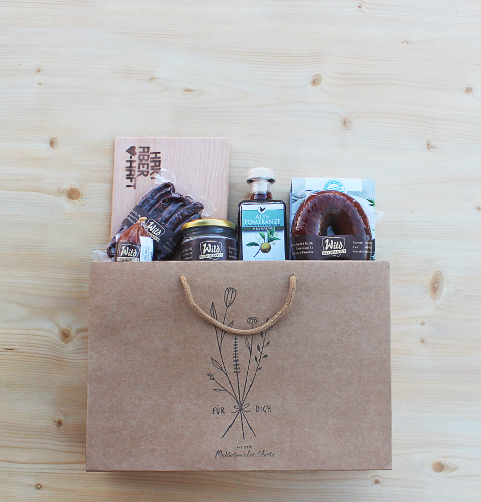 Geschenkbüdel hart aber herzhaft