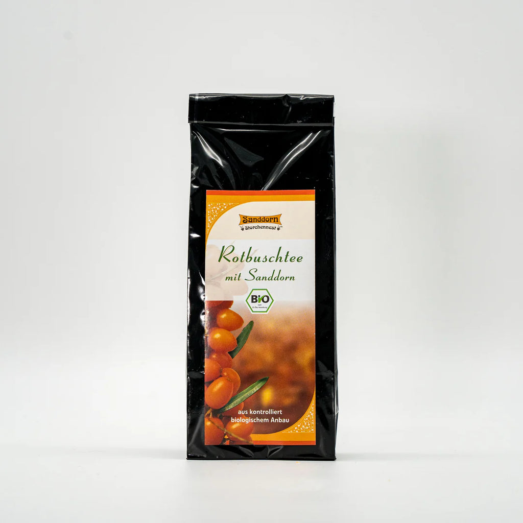 Bio Rotbuschtee mit Sanddorn