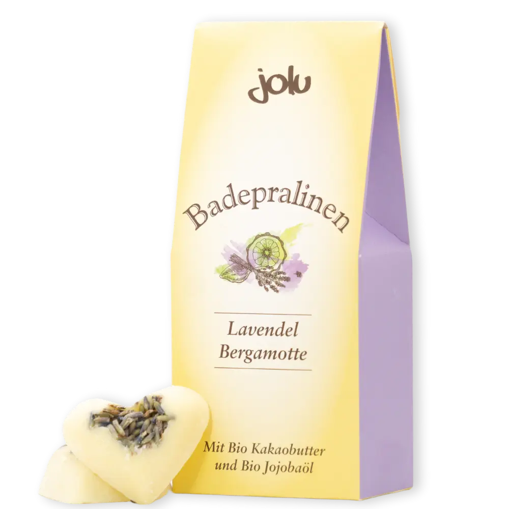 Badepralinen Lavendel Bergamotte, 110 g, 8 Stück