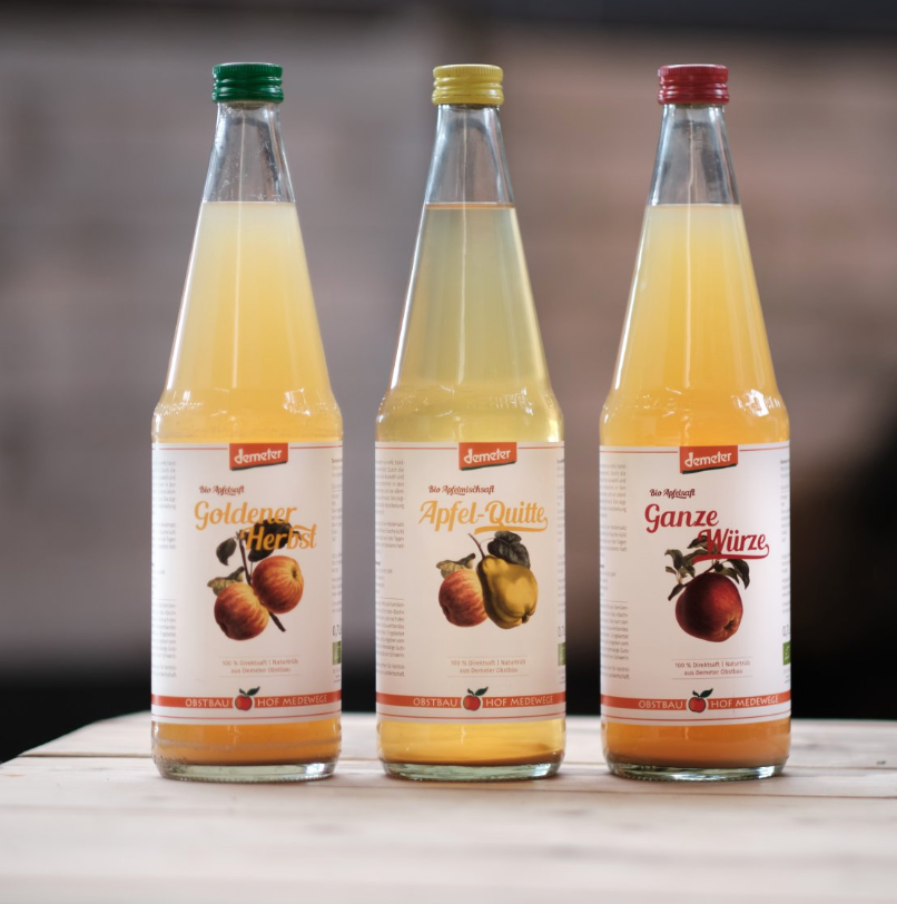Apfelsaft "Goldener Herbaz"  6er Kiste