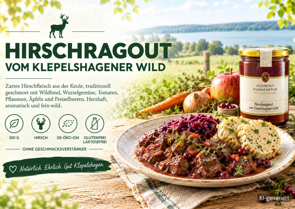Hirschragout vom Klepelshagener Wild