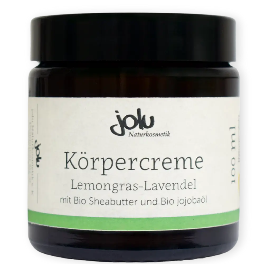 Körpercreme Lemongras Lavendel, 100 ml, 1 Glas