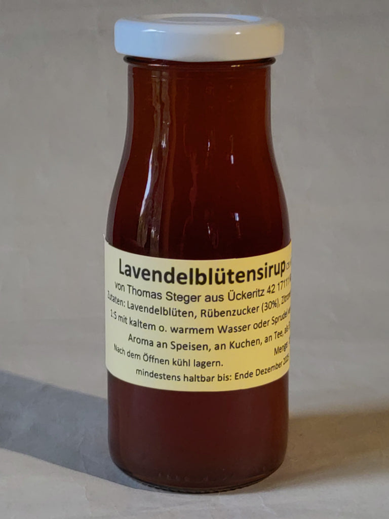 Lavendelblütensirup Flasche 150ml