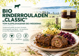 Bio Rinderrouladen "Classic"vom Klepelshagener Bio-Weiderind