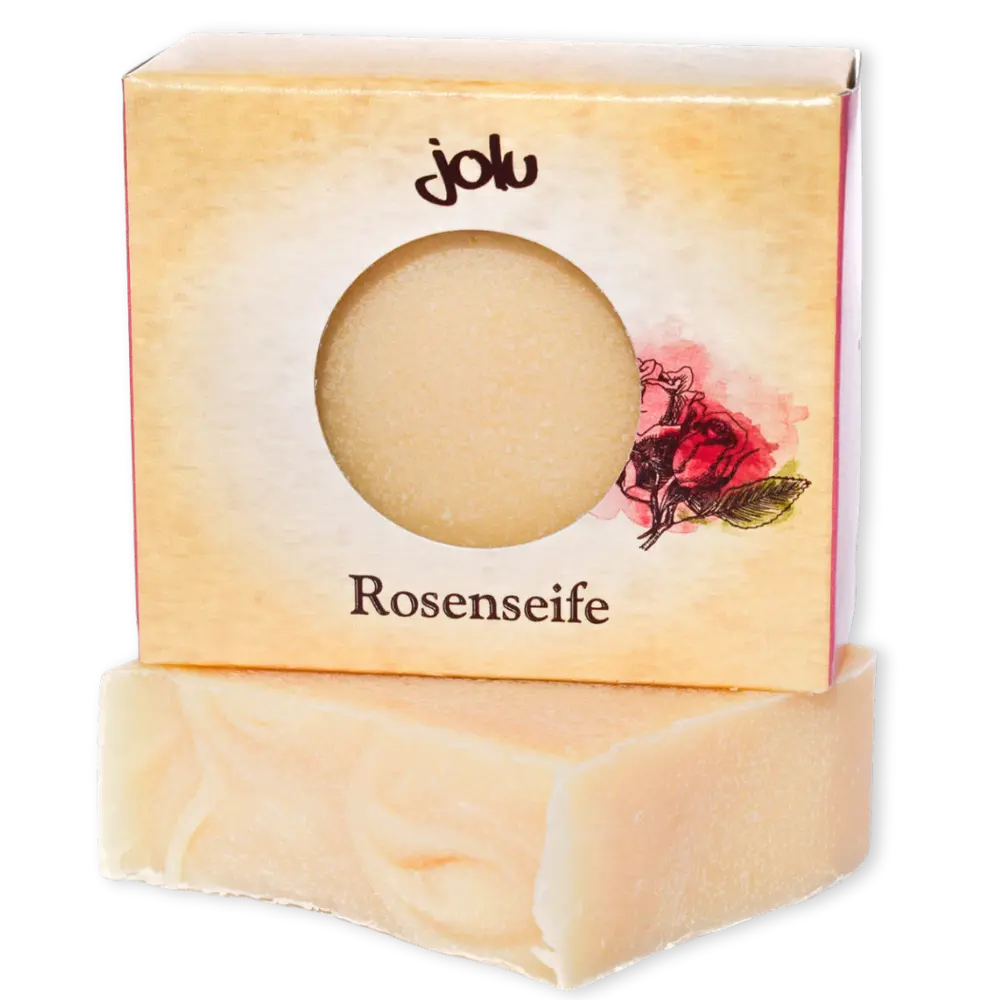 Rosenseife, 90 g, 1 Stück