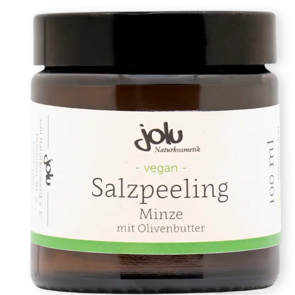Salzpeeling Minze,  100 ml, 1 Glas