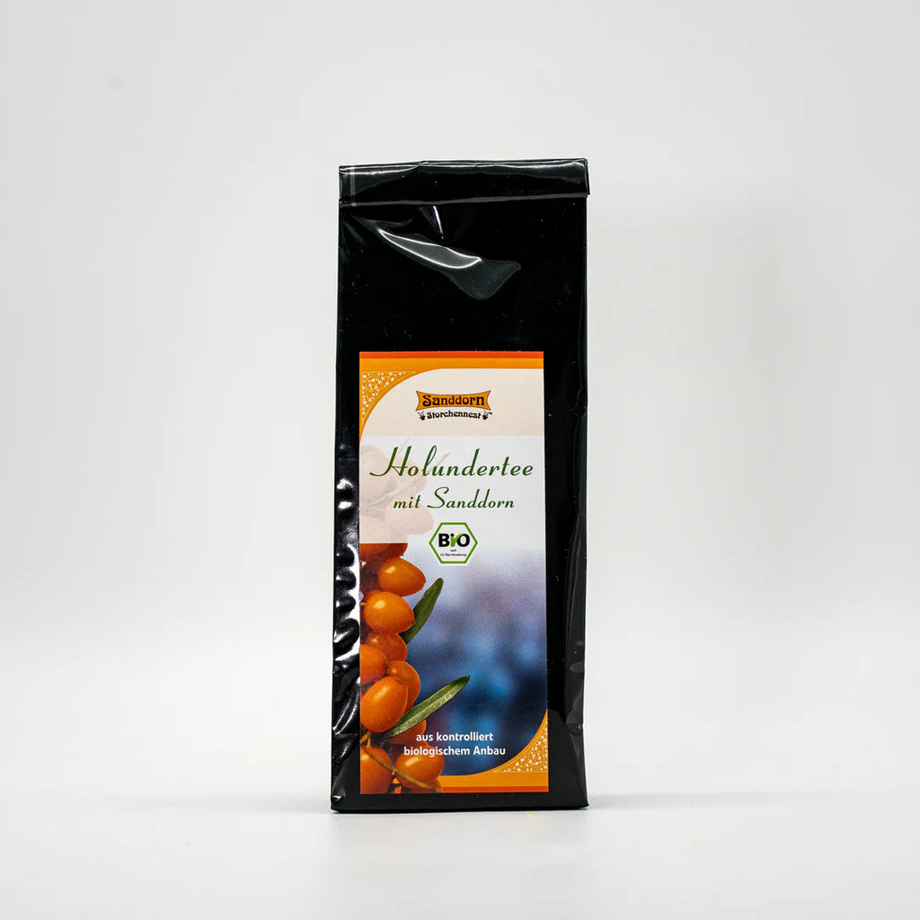 Bio Holunder-Tee mit Sanddorn
