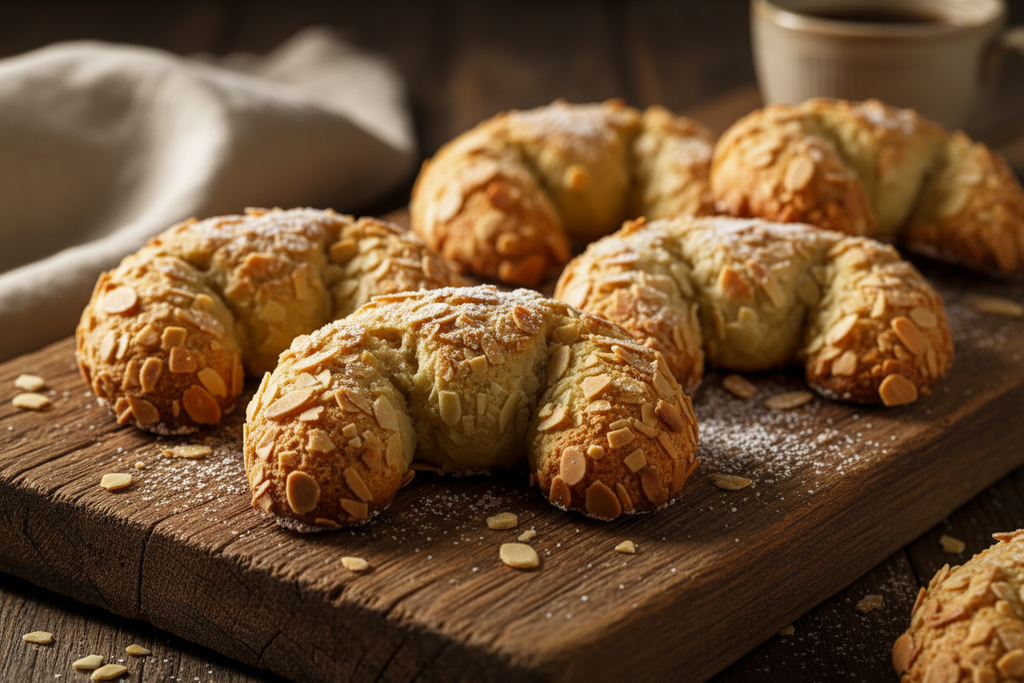 Mandelhörnchen, glutenfrei