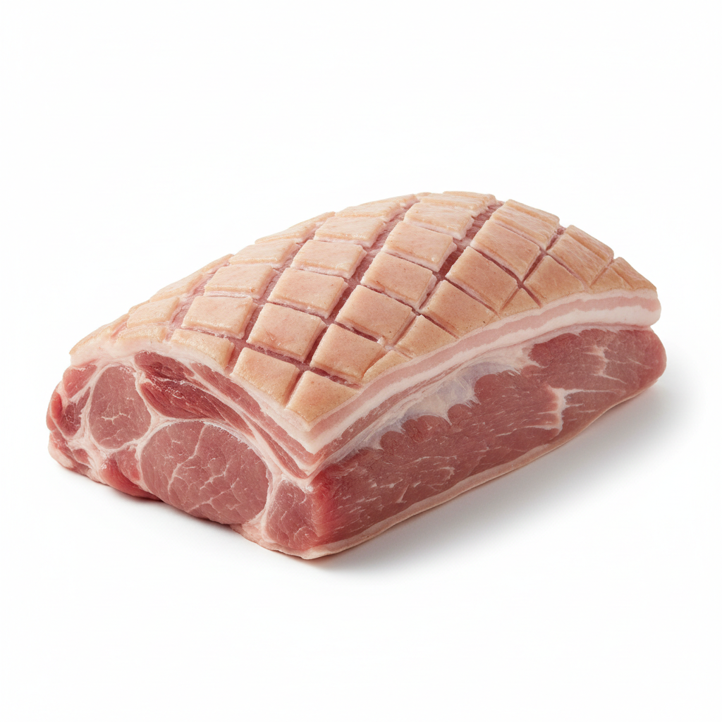 Schweine-Braten mit F. u. S.