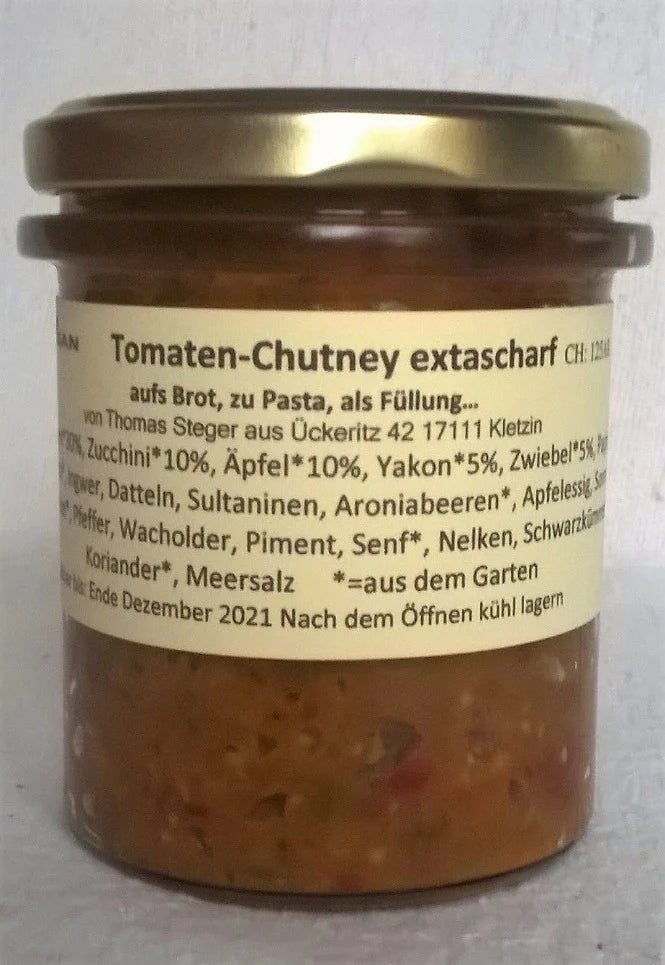 Tomatenchutney extrascharf 190g